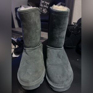 BearPaw Charcoal/blue  Suede Footwear